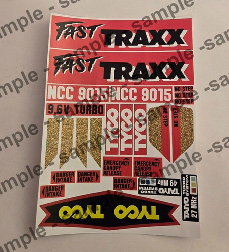 Tyco fast traxx vinyl - tyco,