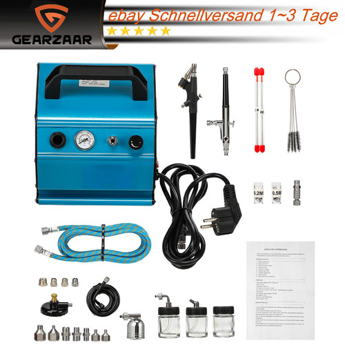 Airbrush kompressor komplett - kompressor,