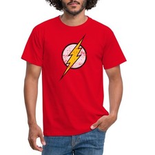 DC Comics Justice League The Flash Logo Used Look Männer T-Shirt