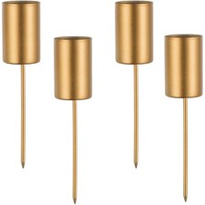 Kerzenhalter Adventskranz Gold