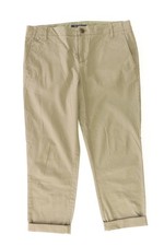 ⭐ Marc O'Polo 7/8 Hose Hose für Damen Gr. 38, M olivgrün aus Baumwolle ⭐