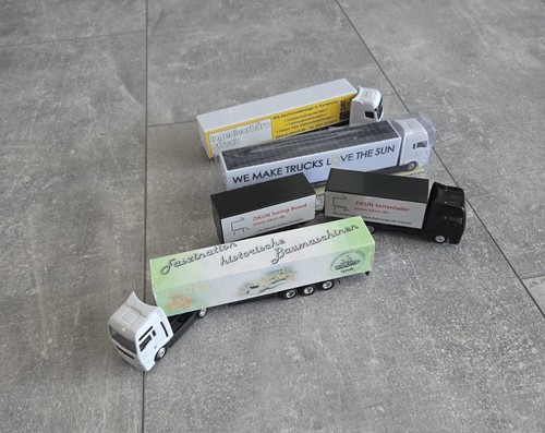 Vier lkw modelle - vier, 1x