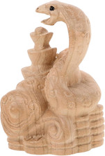 Holzschlange Feng Shui Figur