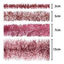 3m Weihnachtsgirlande 2-15cm Lamettagirlande Dekogirlande Girlande Weihnachten 