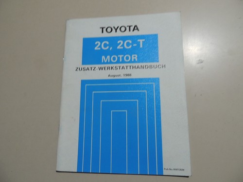Zusatz werkstatthandbuch motor - werkstatthandbuch,