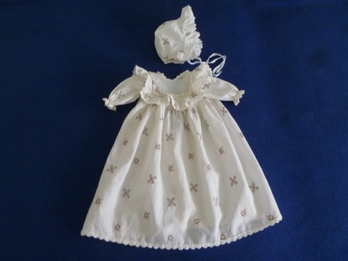 Puppenkleidung alt antik - , kleid