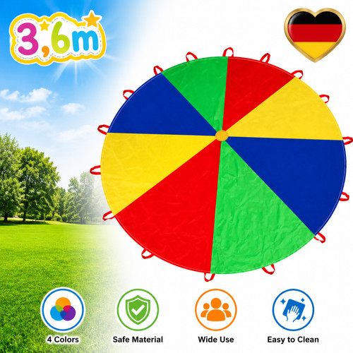 Schwungtuch fallschirm - schwungtuch,