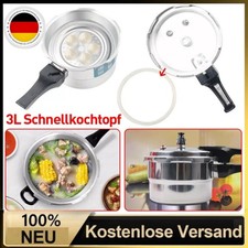 3 Liter Secure Schnellkochtopf mit Handle Aluminium Küche Kochgeschirr 18cm DHL