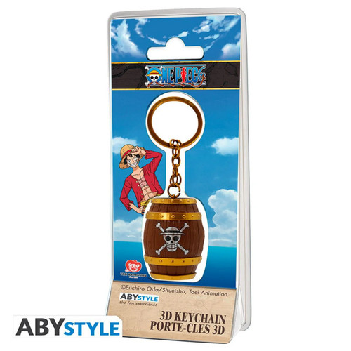 One piece keychain - keychain, barrel