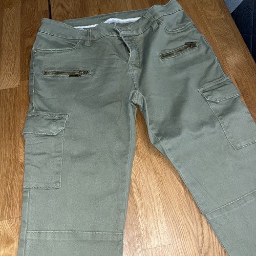 Jeans cargo olive - jeans,