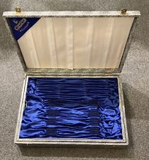 1x Besteckkasten grau Drache 6 Personen + Zubehör / 37 Teile Besteckschatulle