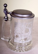 Bierkrug aus Bleikristall