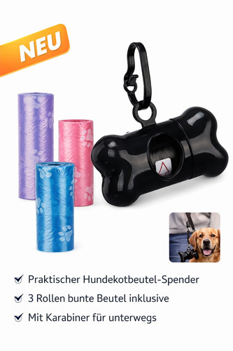 Hundekotbeutel mit spender - hundekotbeutel,