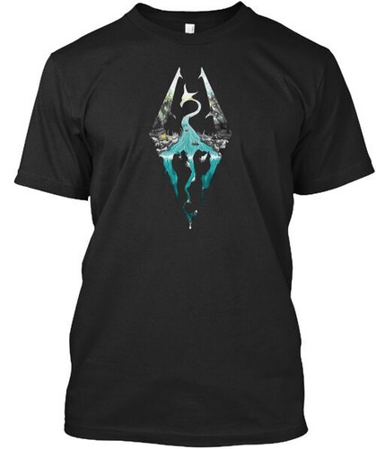 Skyrim videospiel shirt made - skyrim,