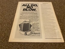 PTRBK5 WERBUNG 15X7 KLIPSCH