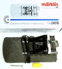 Märklin 24978 Spur H0 - Prellbock beleuchtet 77,5mm NEU und OVP