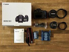 Canon EOS 90D 32.5MP DSLR-Kamera, Schwarz und 2 Objektive
