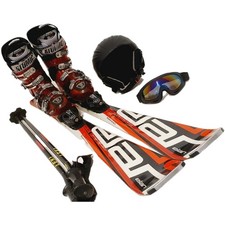 Ski ELAN 152 cm, Skischuhe ATOMIC Gr. 43, Skiset