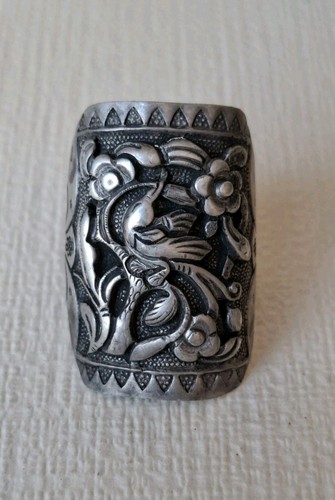 Antiker silber ring china qing - ring,