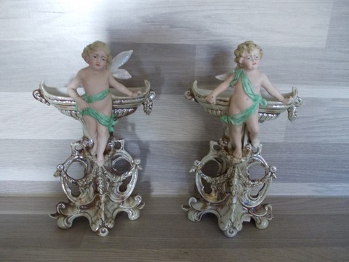 Paar antike porzellan figuren - antike,