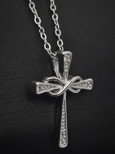 925 silber halskette kreuz - 925,
