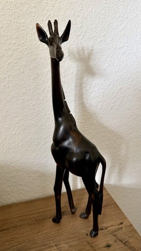 Giraffe afrikanische holzfigur - afrikanische,