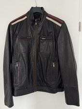 Grandprix Originals GPO Lederjacke Herren Größe M Farbe Dunkelbraun wie Neu