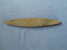 Wetzstein Schleifstein Abziehstein 2 seitig oval für Sense oder Rasenmäher