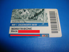 2008 Ticket Dauerkarte HSV Hamburger SV Eintrittskarte Sammler Bundesliga