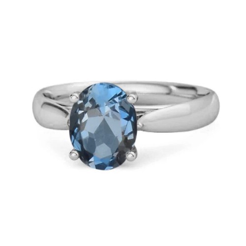 Solitaire london blue topaz - london,