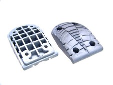 Absatz Sohle Set silber Snowboard Schuhe Hardboot Raichle Deeluxe Boot Raceboard