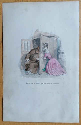 Grandville karikatur koloriert - grandville,