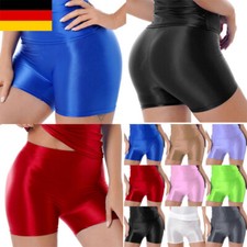 Damen glänzend yoga shorts - de,