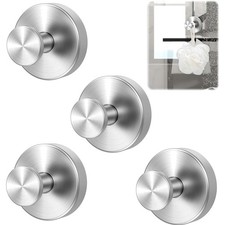 Handtuchhaken, Saugnapf, Edelstahl, ohne Bohren, , Bad Küche, 14 Stück