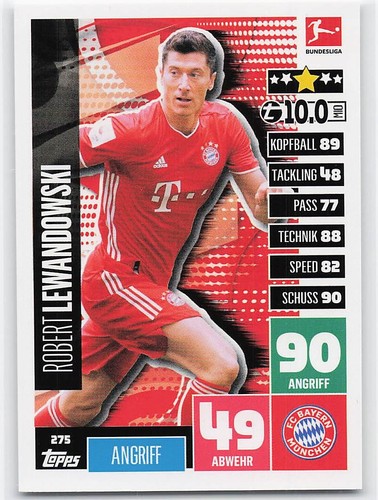 Robert lewandowski topps match - topps,