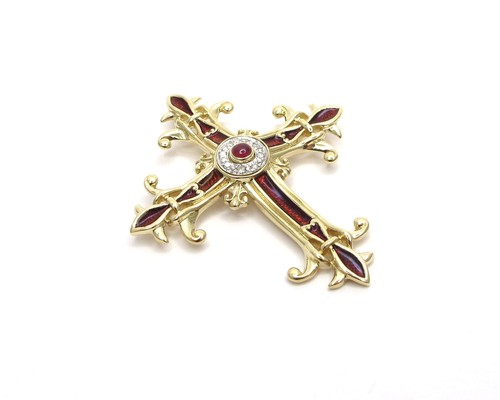 Schmuckkreuz anhänger gold - schmuckkreuz,