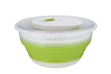 EMSA Falt-Salatschleuder Basic 4l transparent/grün