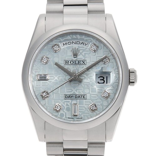 Rolex day date 118206a - date, eisblau