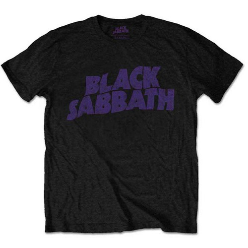 Black sabbath wavy logo - black,