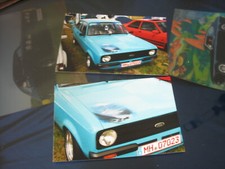 Ford Escort Mk2 Airbrush "2 x Foto's aus Privat Sammlung Treffen 2001" ca.9x13cm