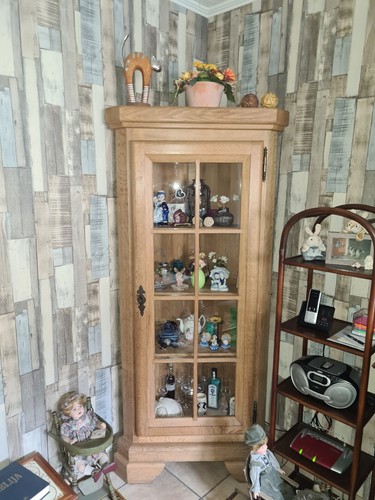 Eckvitrine massiv belgische - massiv,