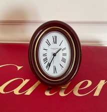 Cartier Paris Tischuhr Oval