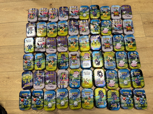 Pokemon mini tins leer - mini,