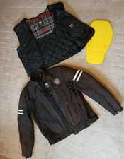 Merlin Hixon Heritage Herren, Motorrad Lederjacke, Braun, L - XL