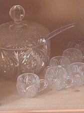 Bowle service bleikristall