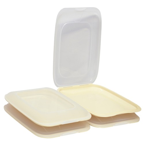 Aufschnittdose stapelbar - 4x,