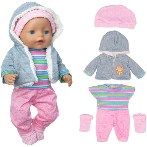 Puppenkleidung set mantel - puppenkleidung,