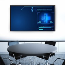 100" Beamer Leinwand Rahmenleinwand Heimkino Beamerleinwand Projektionsleinwand