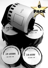 6 Rolls Labels123 Brand-Fits