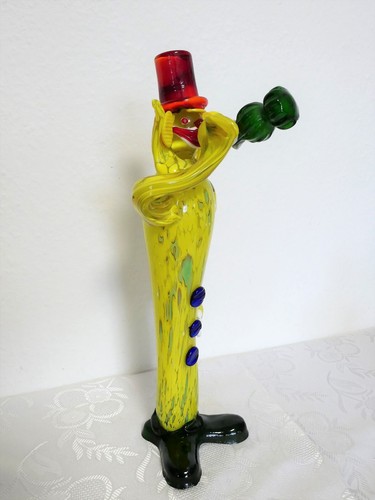 Glasfigur clown baccarat - cm,